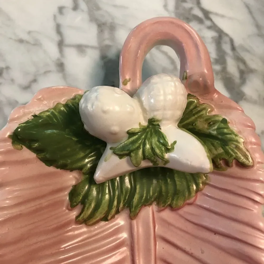 Vintage Leaf Serving Plate -Made in Italy
